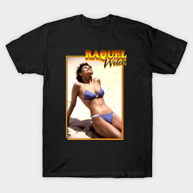 Raquel Welch Beach Sexy 80s T-Shirt by CrazyRich Bimasakti1'no11
